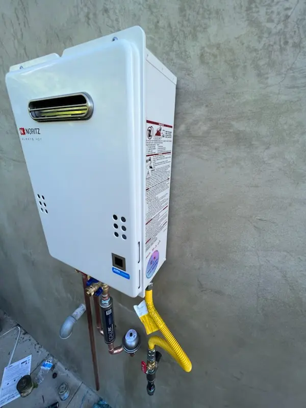 Tankless water heater installation for Lime City homes